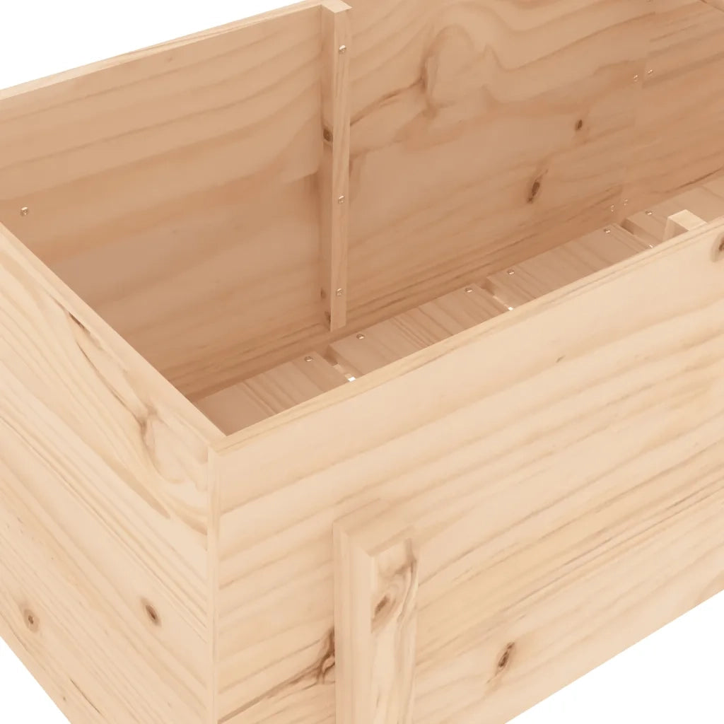 Fioriera Rialzata da Giardino 160x50x57 cm Legno Massello Pino 825219