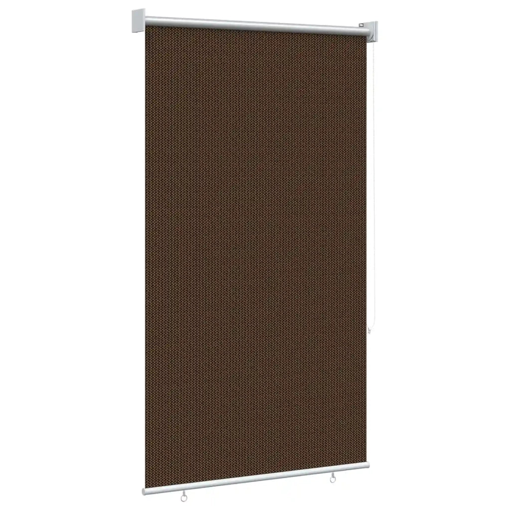 Tenda a Rullo Esterno Blocco UV 90% Marrone 80 x 140 cm HDPE 42036091