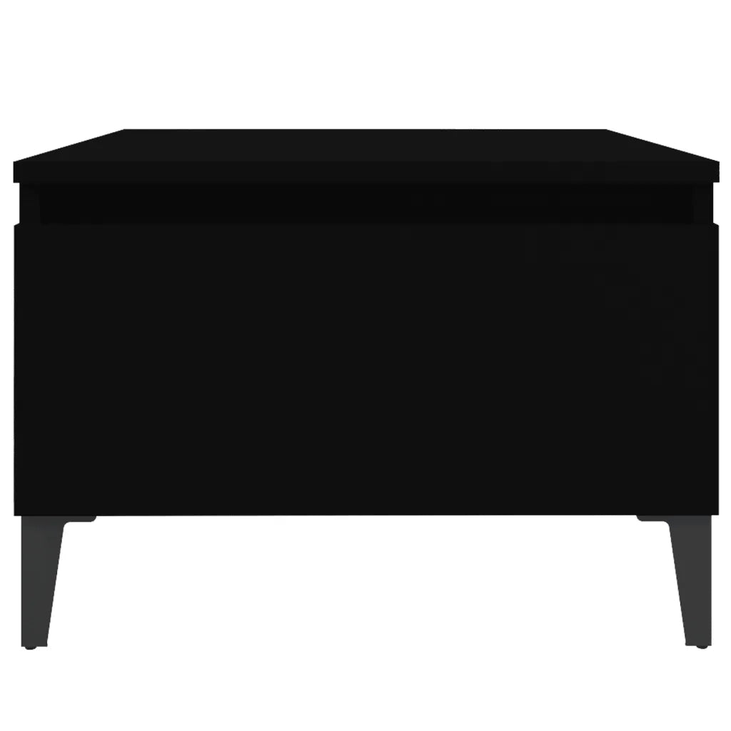 Tavolino-Tavolino da soggiorno-Tavolo Nero 50x46x35 cm in Legno Multistrato 135425