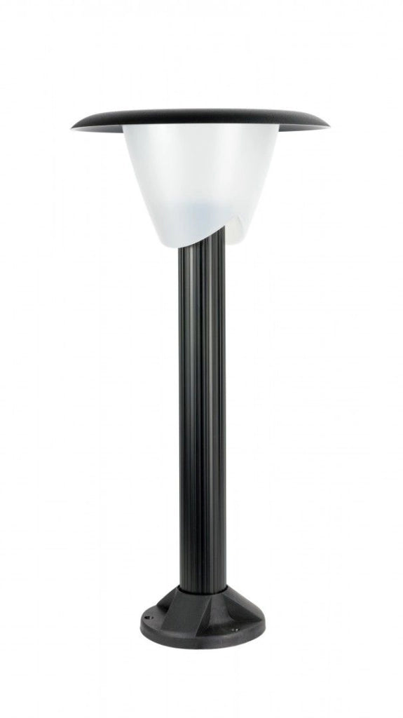 Lampada da giardino a palo BIANCA IP65 66 cm 1xE27 nera