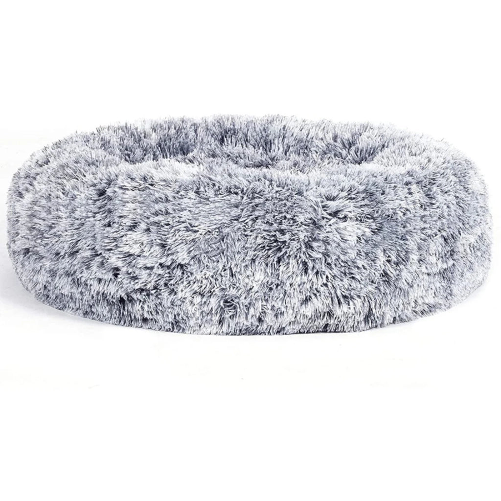 Cuccia per cani e gatti in tessuto peluche 50 cm grigio 12_0006827