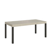 Tavolo allungabile 180/284x90 cm Everyday cashmere gambe antracite