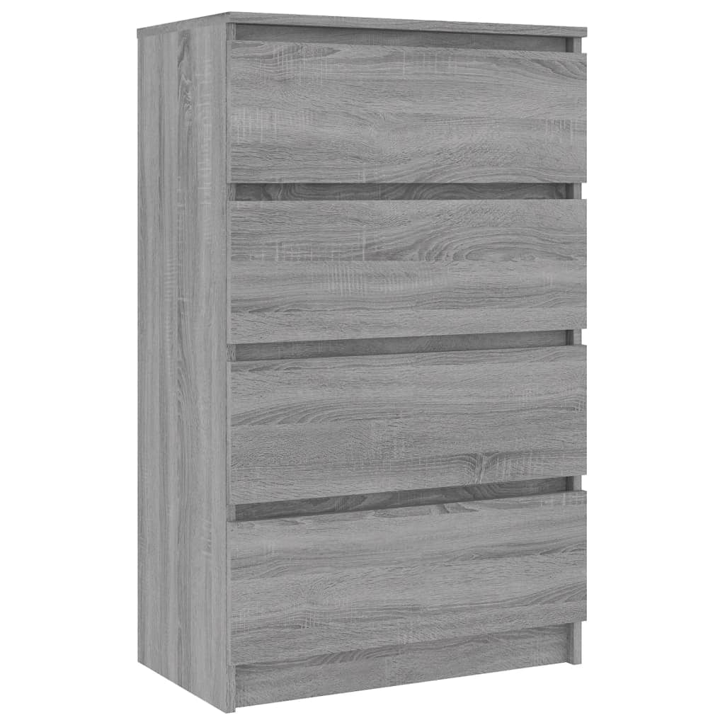 Buffet credenza cassettiera mobiletto mobile contenitore organizer cucina soggiorno salotto Sonoma 60 x 35 x 98,5 cm legno ingegnerizzato grigio 02_0036417