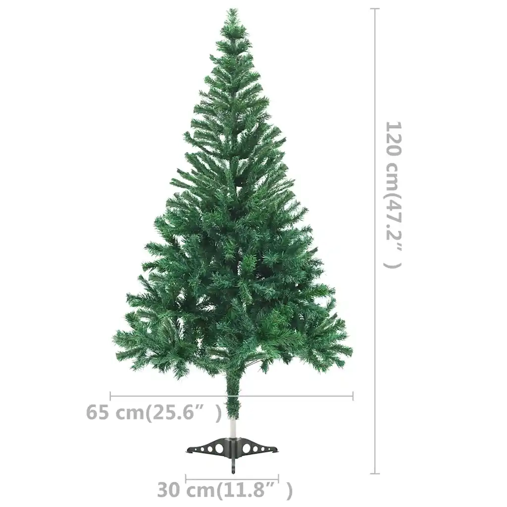 Set Albero Natale Artificiale con LED e Palline 120 cm 230 Rami  cod mxl 20617