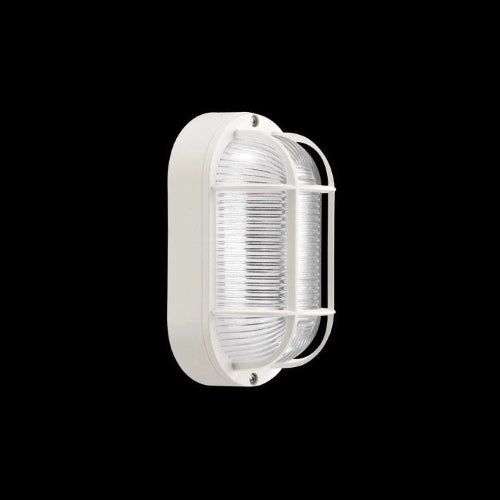TARTARUGA OVALE 200 CON GABBIA E27 BIANCO