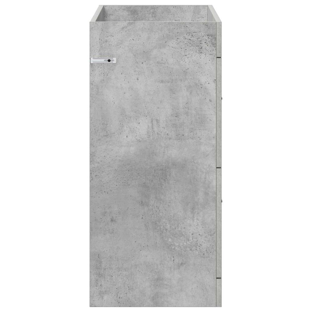 Mobiletto da Bagno Sotto Lavabo Grigio Cemento 890715