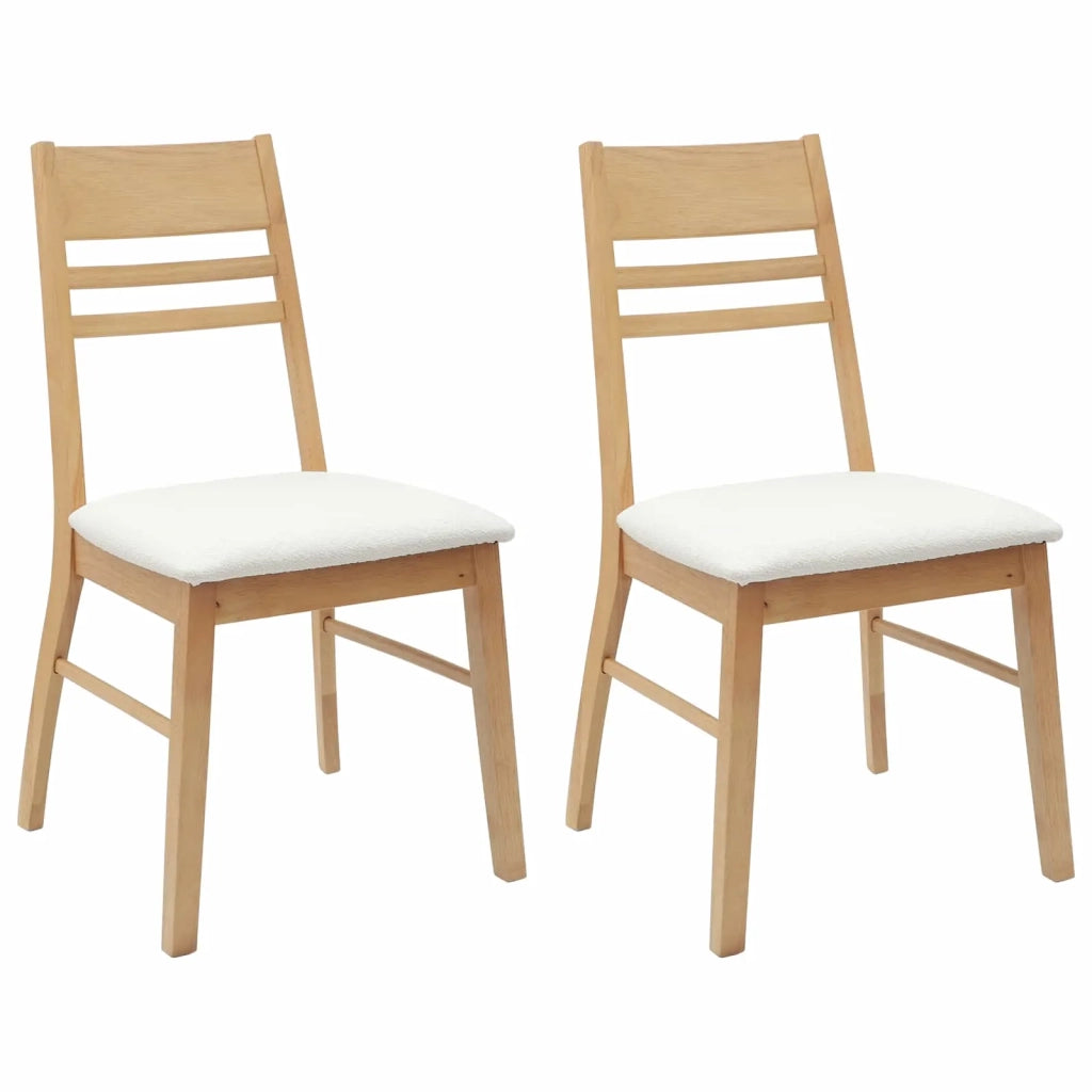 Sedie da pranzo 2 pcs Naturale 43 x 54 x 89 cm 42020446