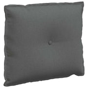 Cuscino per Schiena | Cuscino dorsale Grigio scuro 60 x 19 x 50 cm Tessuto