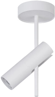 Spot parete/soffitto bianco tondo 1xGU10 25W Leda Sigma