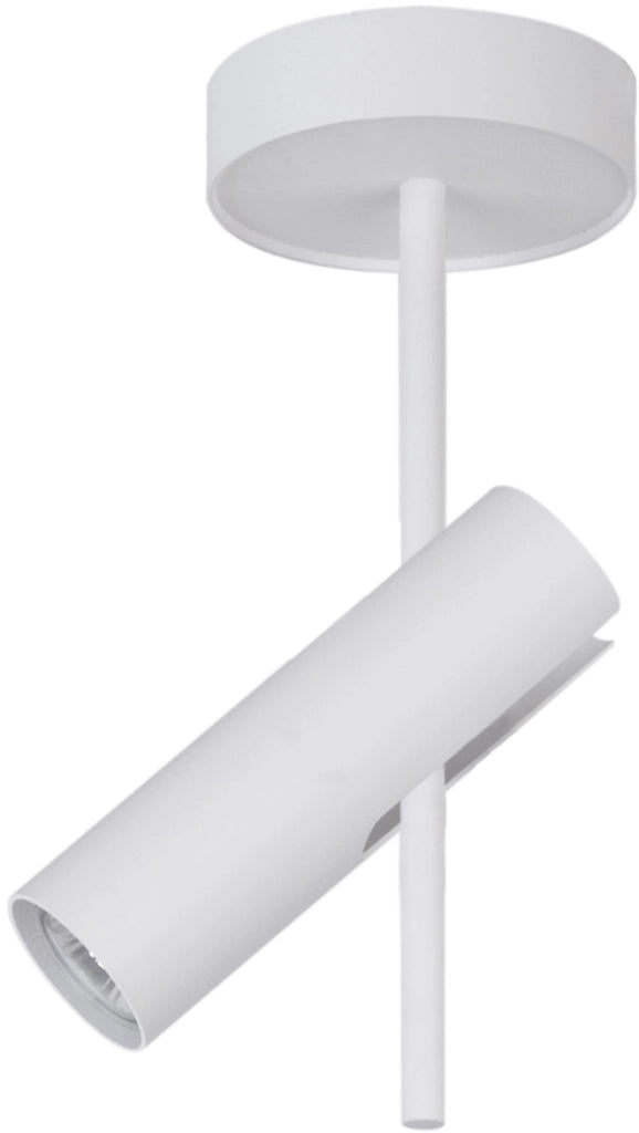 Spot parete/soffitto bianco tondo 1xGU10 25W Leda Sigma