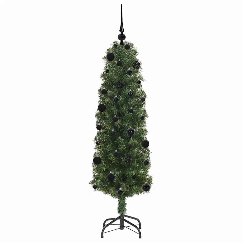 Albero di Natale artificiale con 150 LED Verde 150 cm