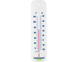 Termometro di precisione per interno ed esterno per misurare la temperatura di ambiente in giardino o serra facilmente da appendere e da leggere (blu)