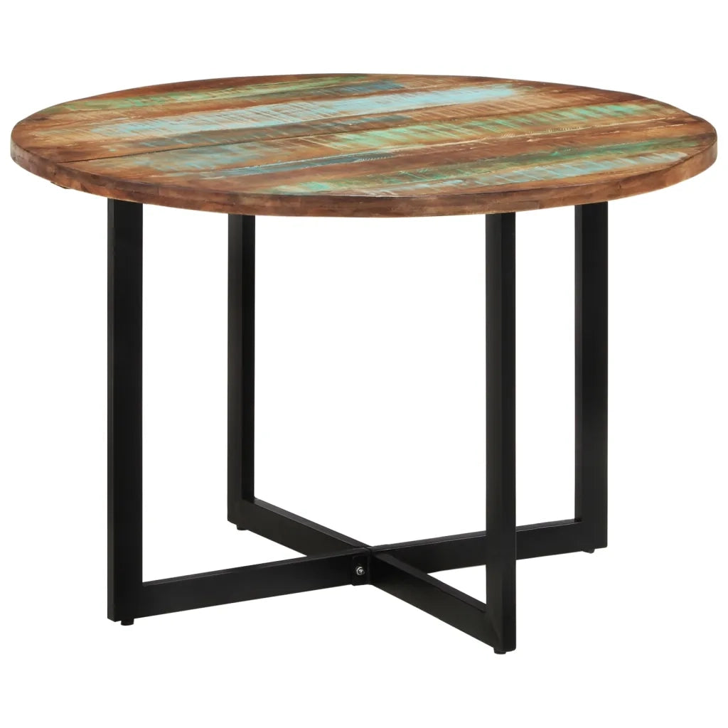 Tavolo da Pranzo 110x75 cm in Legno Massello di Recupero 338480