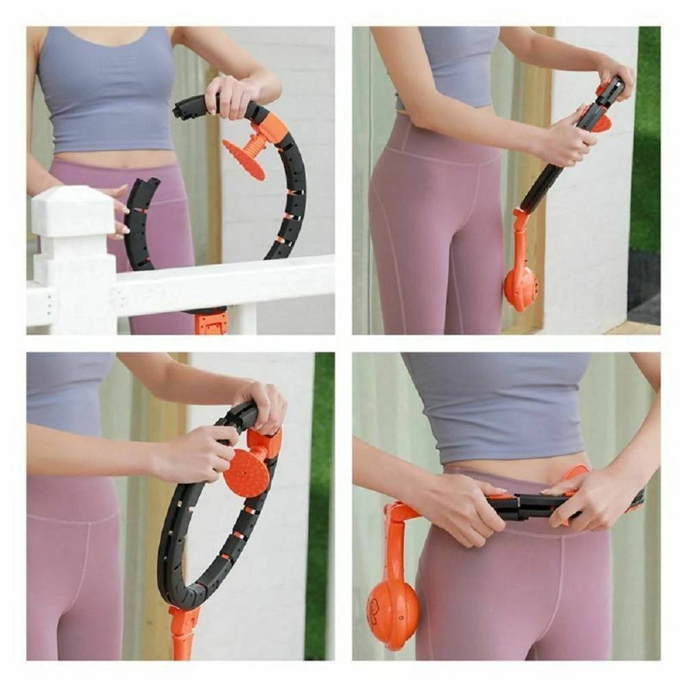 Trade Shop - Hula Hoop Intelligente Fitness Con Calcolatrice & Massaggiatore Perdere Peso -