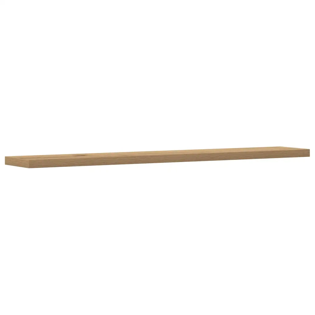 Mensole Parete 4pz Rovere Artigianale 60x20x1,5cm in Truciolato 856298