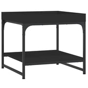 Tavolino da salotto | Tavolino da caff¨¨ | Tavolino da Soggiorno Nero 49,5x49,5x45 cm in Legno Multistrato