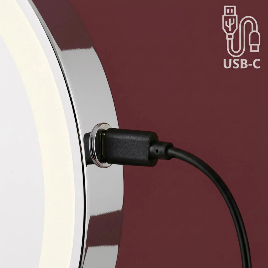Specchio Led Glow Chrome