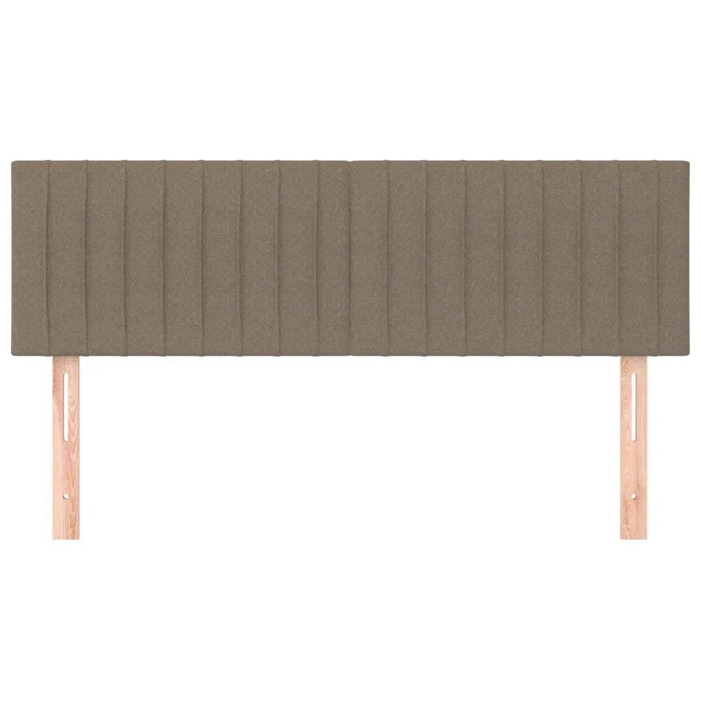 Testiera | Testata Tortora 144x5x78/88 cm in Tessuto