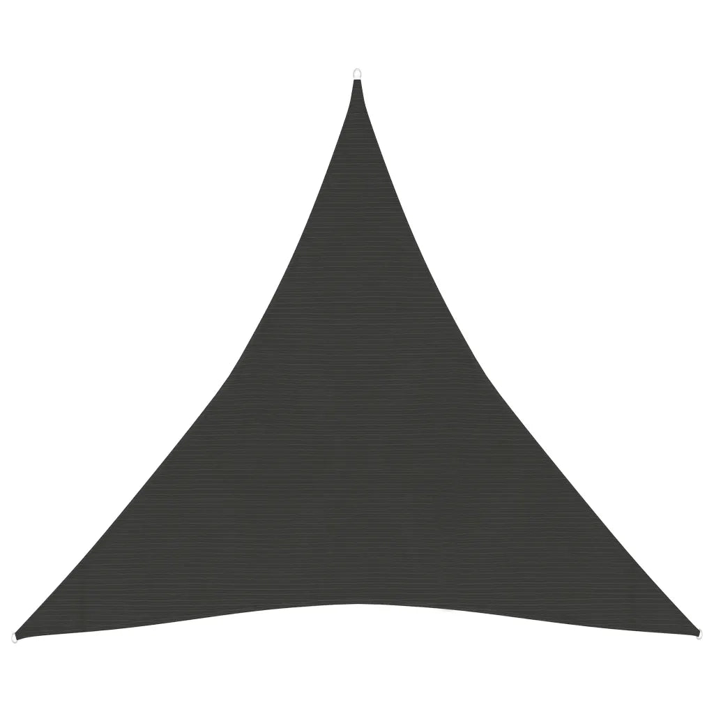 Vela Parasole | Telo Ombra | Vela da ombra 160 g/m2 Antracite 3x3x3 m in HDPE