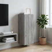 Mobiletto a muro 33 x 34,5 x 90 cm Legno ingegnerizzato 898421