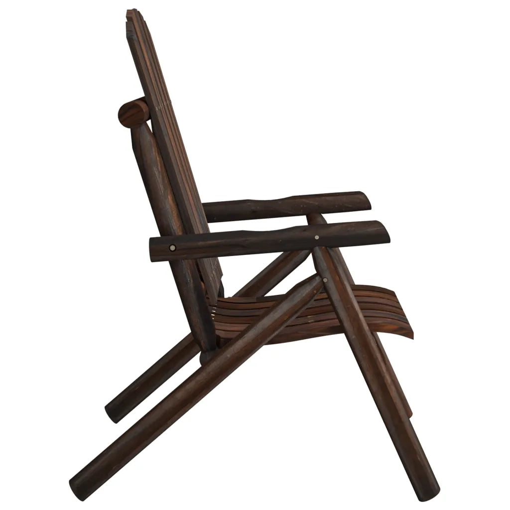 Sedia da Giardino 68x86x103 cm in Legno Massello di Abete Rosso 363344