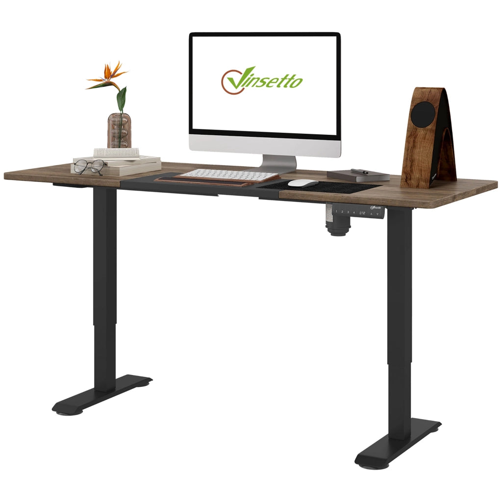 Scrivania regolabile in altezza elettrica 140x70 cm ¨C zephmum ¨C Nero, con 4 memorie e protezione anti-collisione