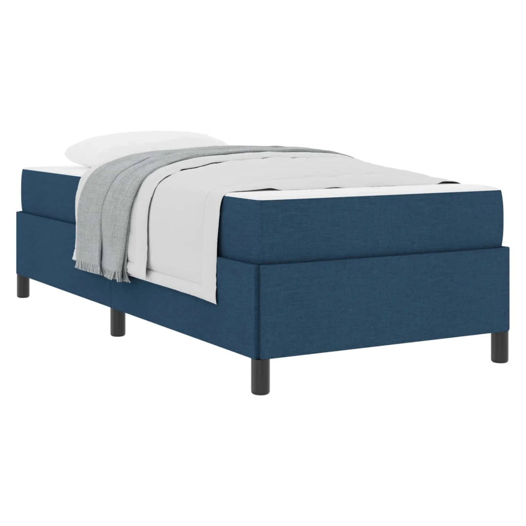 Letto a molle Blu 100 x 200 cm Tessuto 3398842