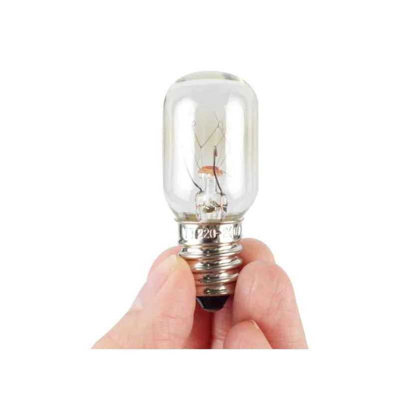 2 Lampadine Frigorifero Lampadina E14 15W 230V 80LM 2800K Vetro Trasparente