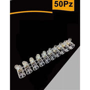 Trade Shop - Set 50pz Morsetto A Cappuccio Unipolare Trasparente Per Cavi Sezione 10mm Ms-100 -