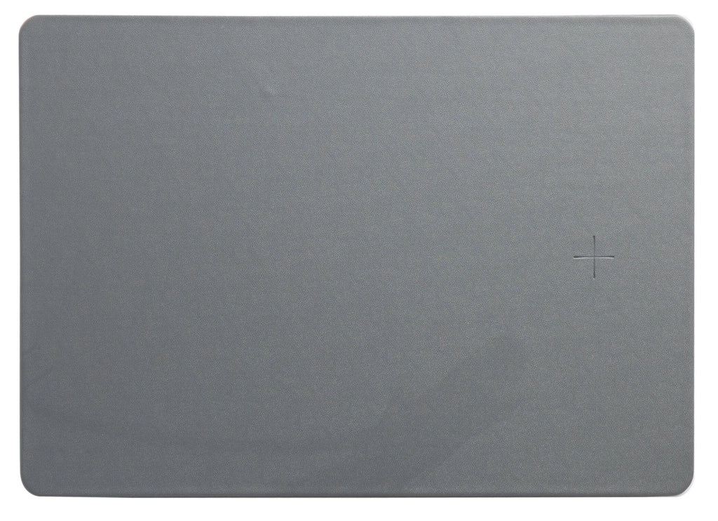 Tappetino per Mouse 20,5x30,5x0,5 cm con Base di Ricarica Wireless Grigio