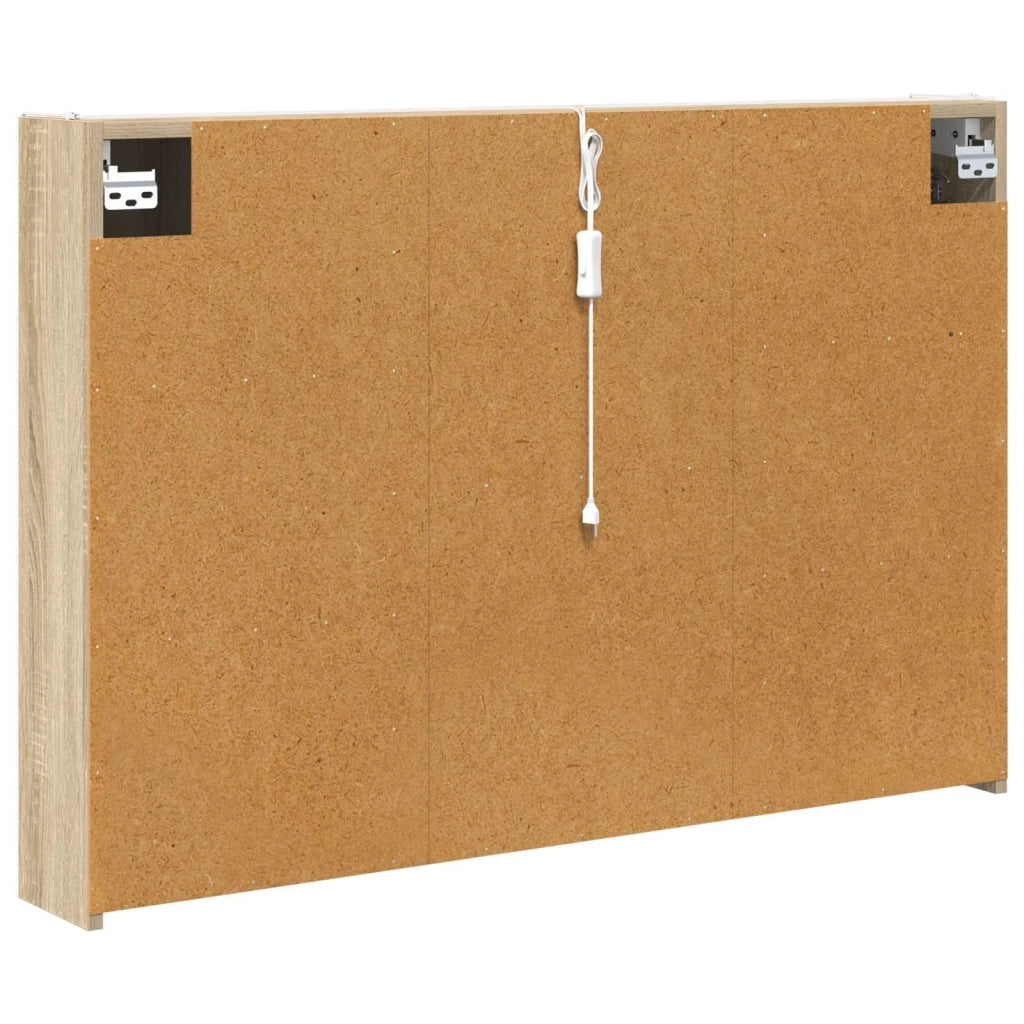 Mobiletto per specchio da bagno Rovere Sonoma