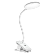 Lampada da scrivania LED flessibile a 360° senza fili con morsetto di fissaggio Bianco Max excell