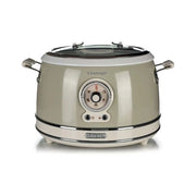 Ariete 2904 rice cooker - cuociriso elettrico con bowl in ceramica - sushi fatto in casa - multicooker - linea vintage - 3,5 l - 650 w - beige - 00C290403AR0