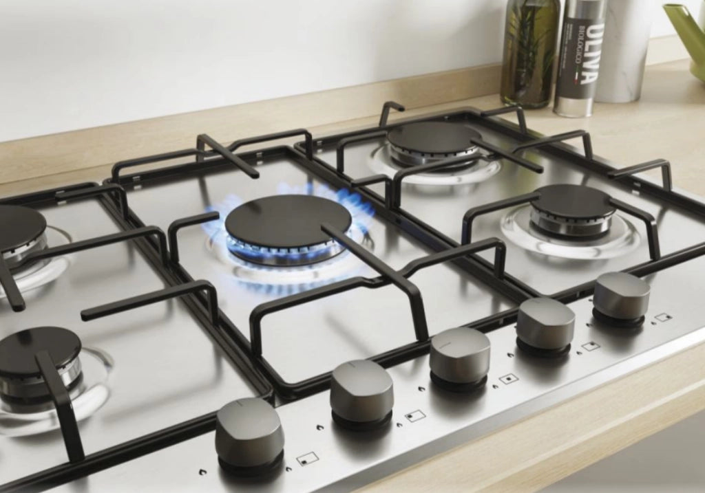 Candy Idea CHW7X Acciaio inox Da incasso Gas 5 Fornello(i)