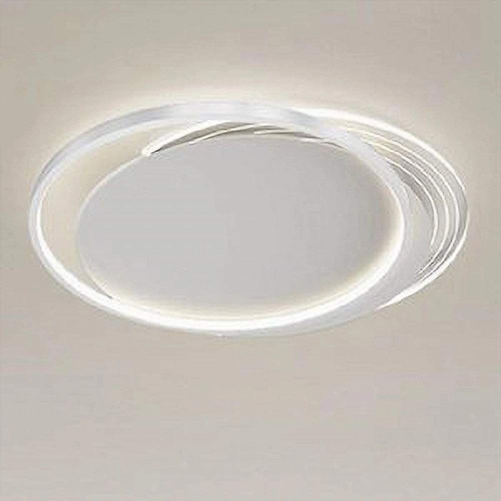 Trade Shop - Plafoniera Led 30 W Cerchio Bianco Lampadario Soffitto Tondo Luce Naturale 70678 -