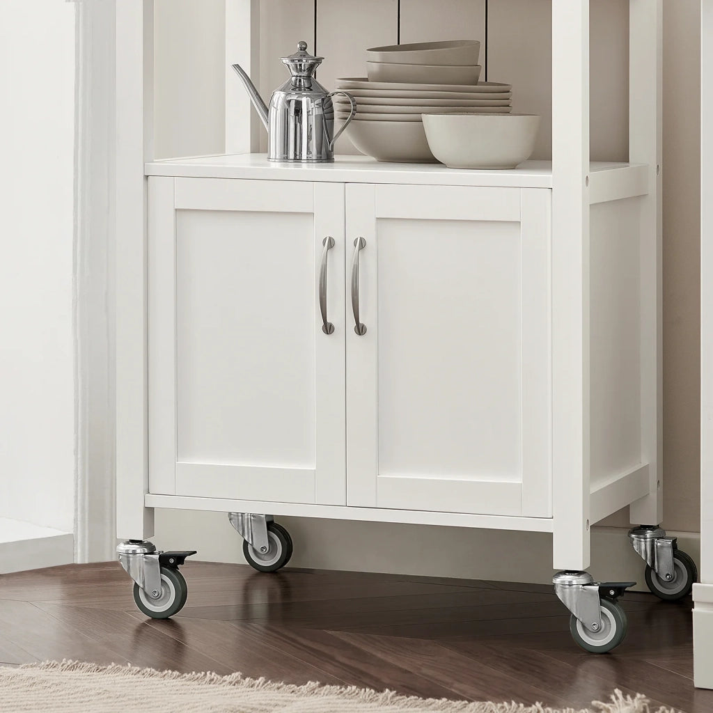 Carrello cucina, carrello da servizio colore:Bianco, FKW22-WN