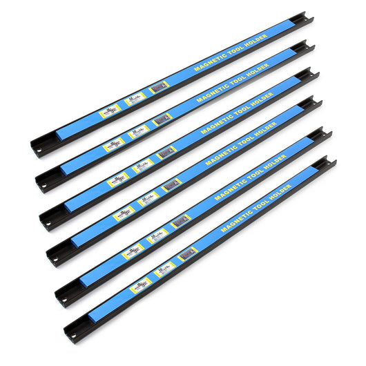 Set di barre magnetiche 6x61 cm Barra porta utensili a parete in acciaio per officina
