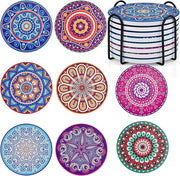 Sottopanchine ceramica - set da 8 - assorbenti