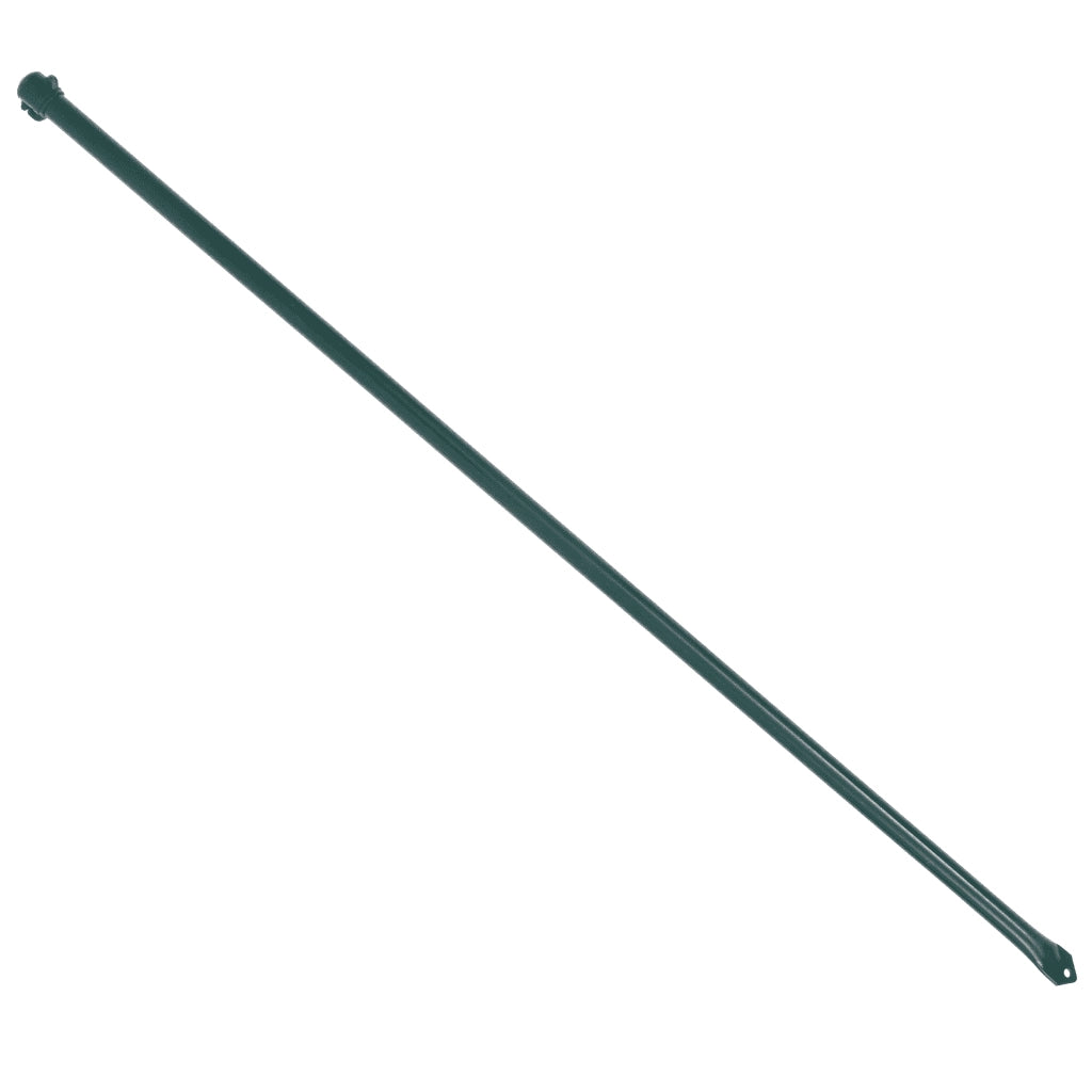 Pali da Giardino 10 pz in Metallo 1 m Verde CFW1226648