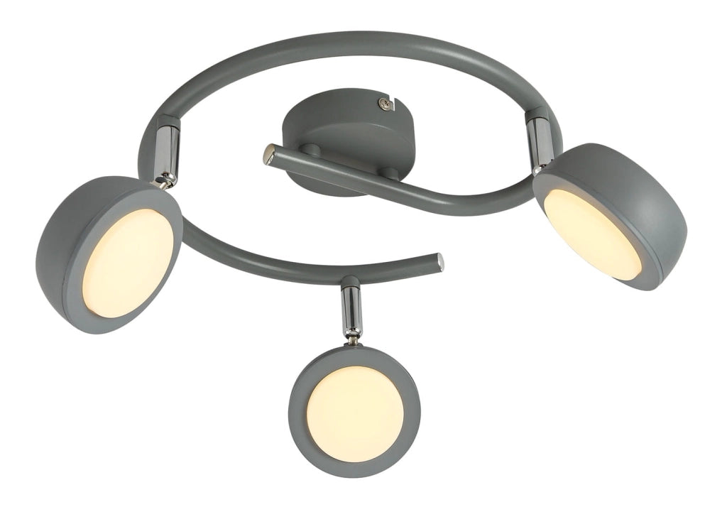 Plafoniera LED Candellux Mild 98-66558 3 luci grigia 40cm