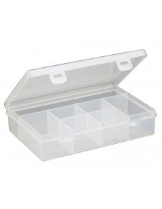 Scatola organizer portaminuterie con 7 scomparti fissi - Modello Class 10