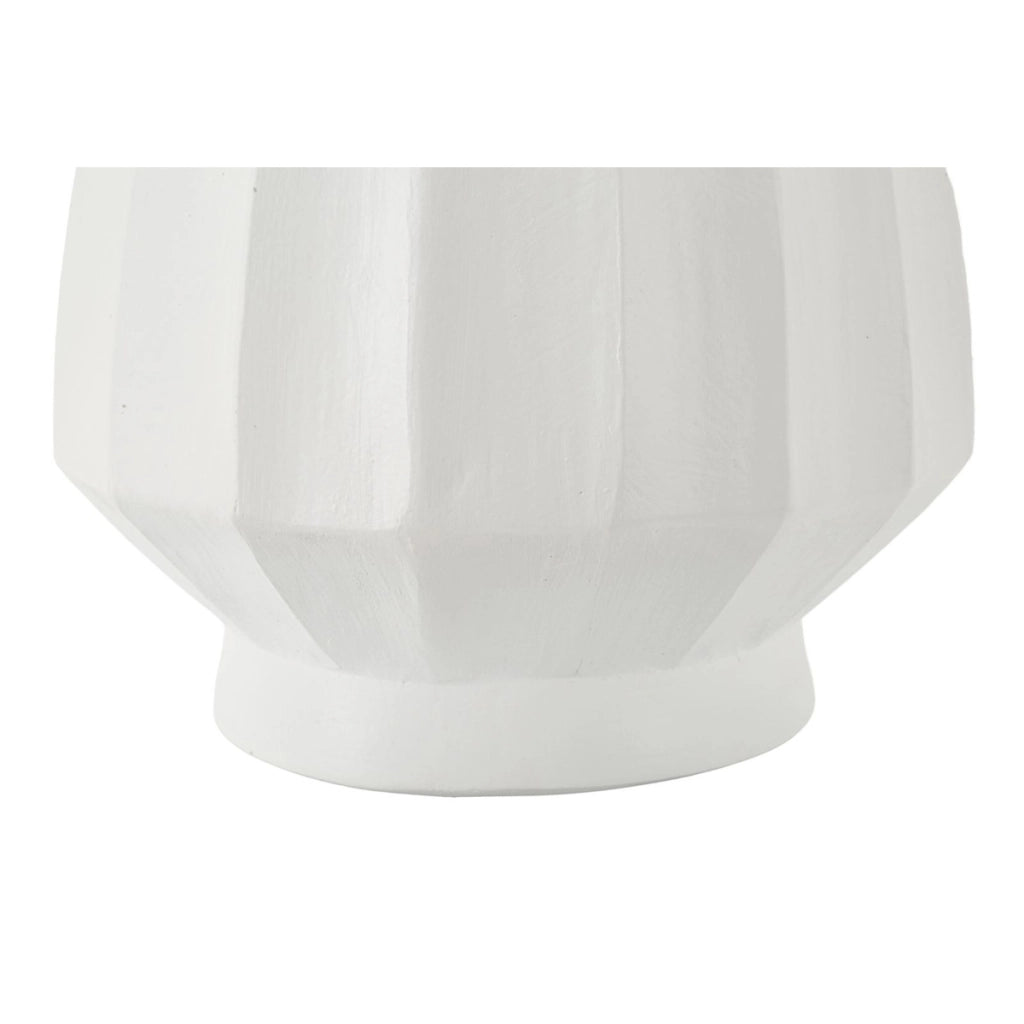 Vaso Decorativo VKH827, Bianco, Poliresina, 24x24x41 cm