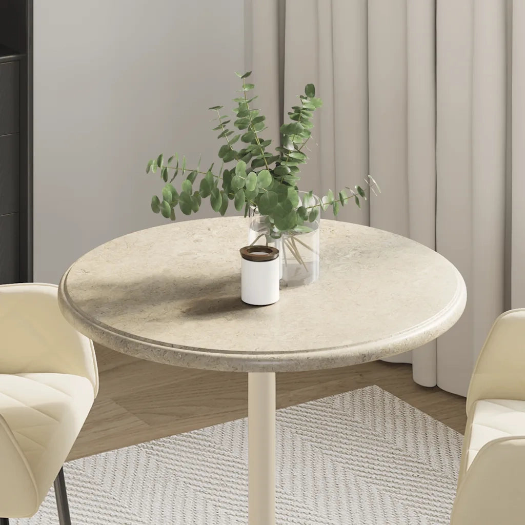 Piano per Tavolo Grigio Ø60x2,5 cm in Marmo 149197