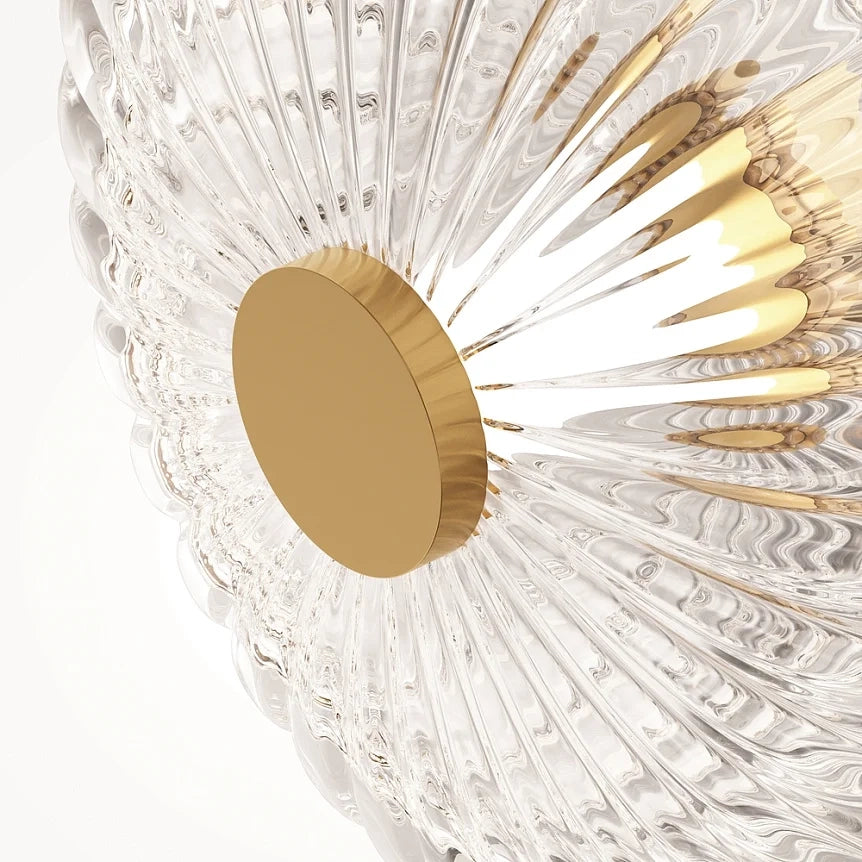 Applique Moderna Amulet Metallo Oro Led Integrato 19W Ip20