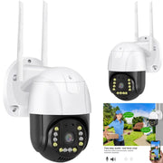 Trade Shop - Telecamera Ptz Panoramica Smart Ip 1080p Q-s902 Wifi 2k Hd Sorveglianza Sicurezza -