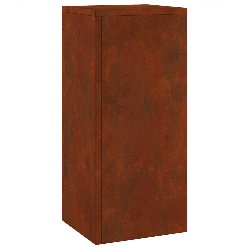 Supporto per piante 2 pcs Ruggine 24 x 24 x 55 cm 865819