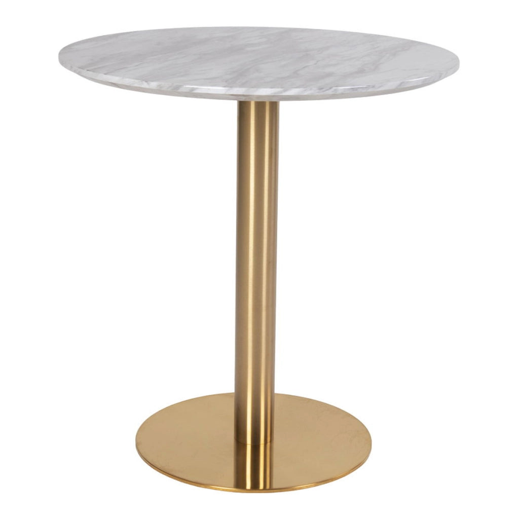 Tavolo Bolzano, Oro, Metallo, 70x70x75 cm