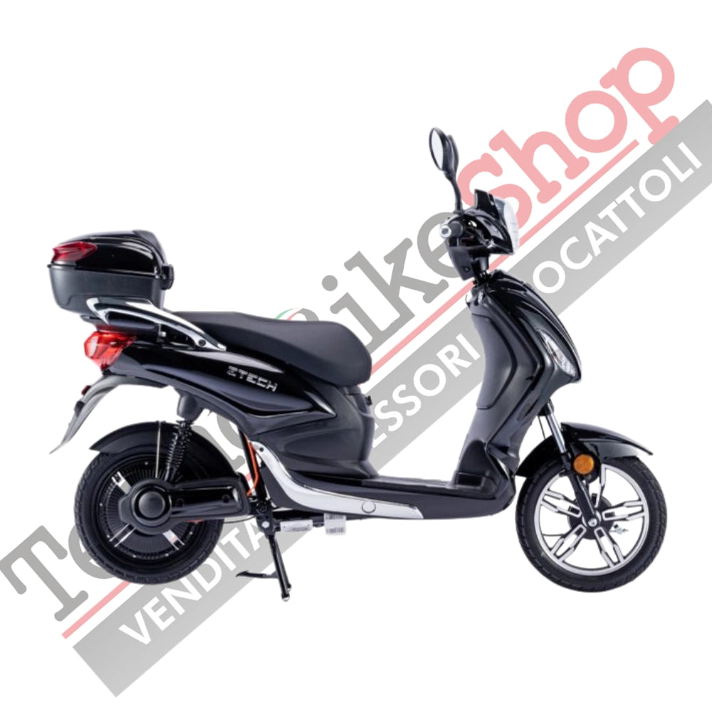 Bicicletta Elettrica Scooter Z-TECH ZT-09-E 250W 12 Ah 48V Batteria Piombo-Nero
