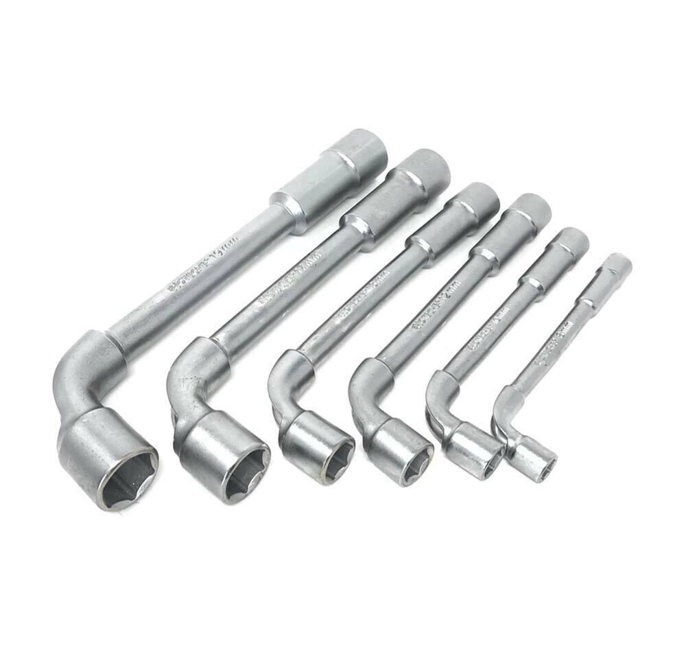 CHIAVI A TUBO PIPA A L SET 6 CHIAVE MISURE 8 10 12 13 17 19 MM