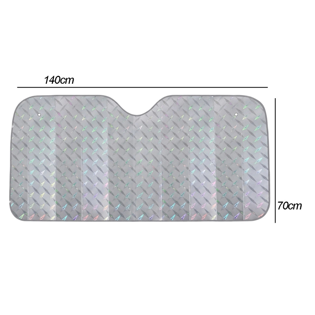 Parasole per Parabrezza Auto Pieghevole 140x70cm Grigio Avizar